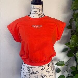 NWOT Juicy Couture Orange Top size XS